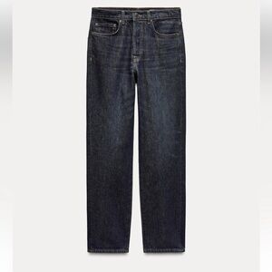 ZARA RELAXED MID WAIST JEANS ZW COLLECTION